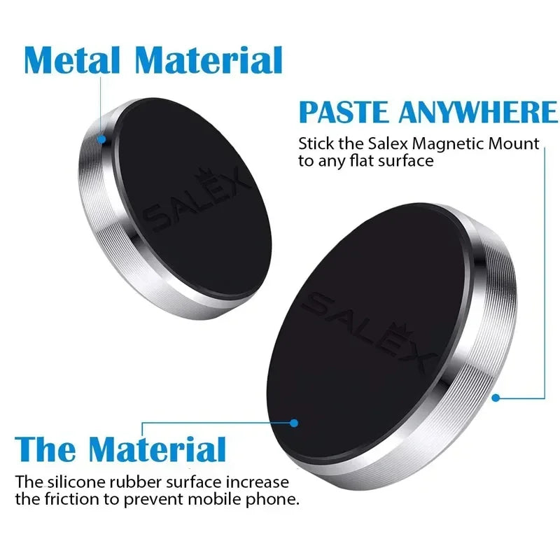 Strong magnetic car phone holder for secure, hands-free use on the road. Universal fit for all smartphones with easy dashboard mounting and stable grip. 🚗📱✨