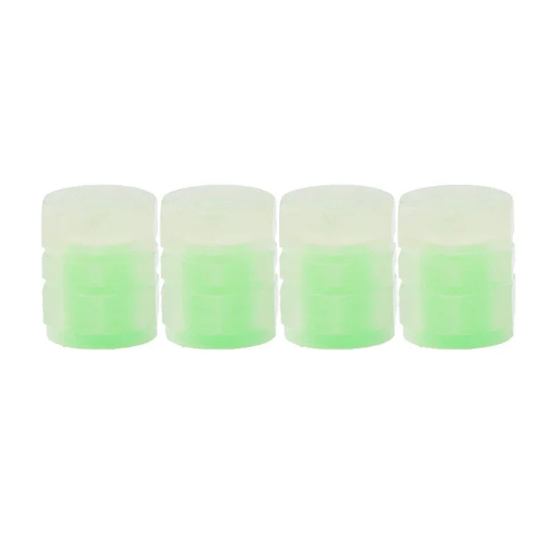 Glow Luminous Valve Caps – Fluorescent Tire & Wheel Accessories