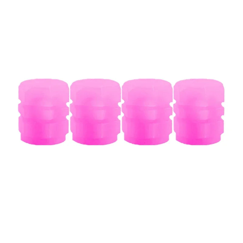 Glow Luminous Valve Caps – Fluorescent Tire & Wheel Accessories