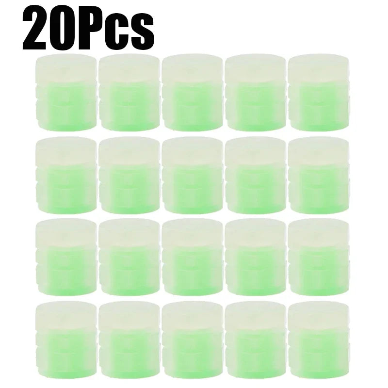 Glow Luminous Valve Caps – Fluorescent Tire & Wheel Accessories