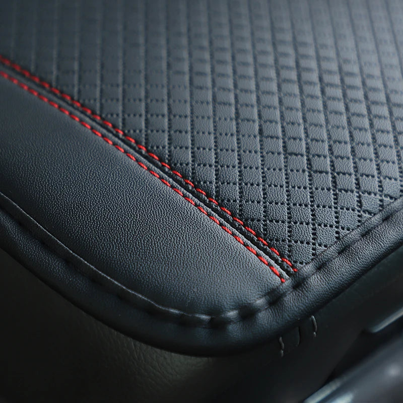 Universal Ethnic Style PU Leather Armrest Cover – Waterproof Non-Slip Interior Mat