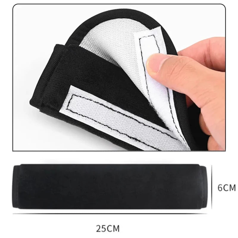 Universal Seat Belt Shoulder Pads (2pcs) – Adjustable Soft Car Protector Covers