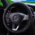 Premium Leather Massage Steering Wheel Cover – Embossed Grip Fit 14.5–15 inch