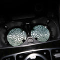 Bling Leopard TPU Car Cup Holders – Waterproof Anti-Slip Interior Decor (Pair)