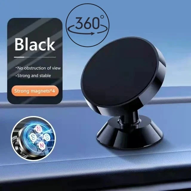 Strong magnetic car phone holder for secure, hands-free use on the road. Universal fit for all smartphones with easy dashboard mounting and stable grip. 🚗📱✨