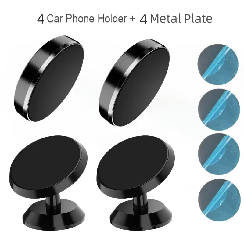 Strong magnetic car phone holder for secure, hands-free use on the road. Universal fit for all smartphones with easy dashboard mounting and stable grip. 🚗📱✨