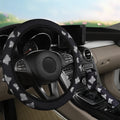 3-piece butterfly steering wheel cover set that adds a stylish and elegant touch to your car interior. Includes matching covers for steering wheel, handbrake, and gear shift for a coordinated look. 🚗🦋✨