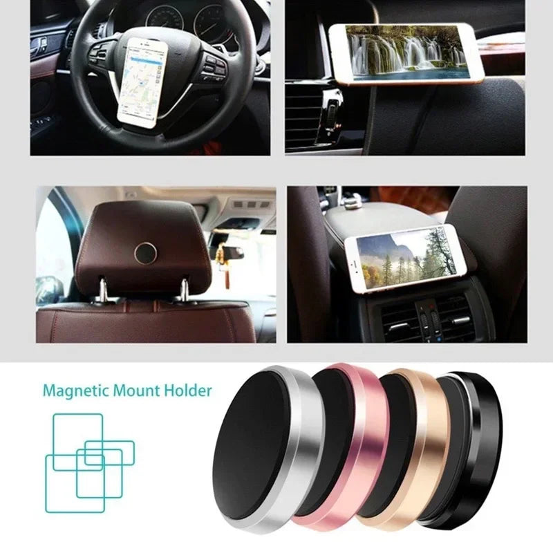 Strong magnetic car phone holder for secure, hands-free use on the road. Universal fit for all smartphones with easy dashboard mounting and stable grip. 🚗📱✨
