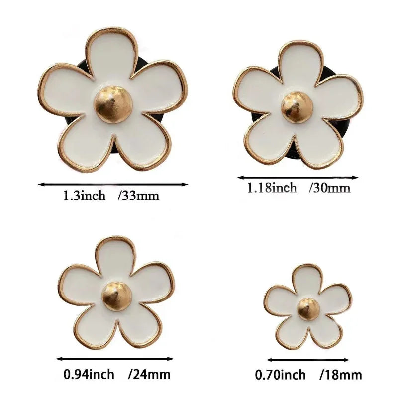 Floral Car Air Vent Clips (4pcs) – Aromatherapy Perfume Diffuser Interior Decor