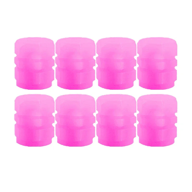 Glow Luminous Valve Caps – Fluorescent Tire & Wheel Accessories