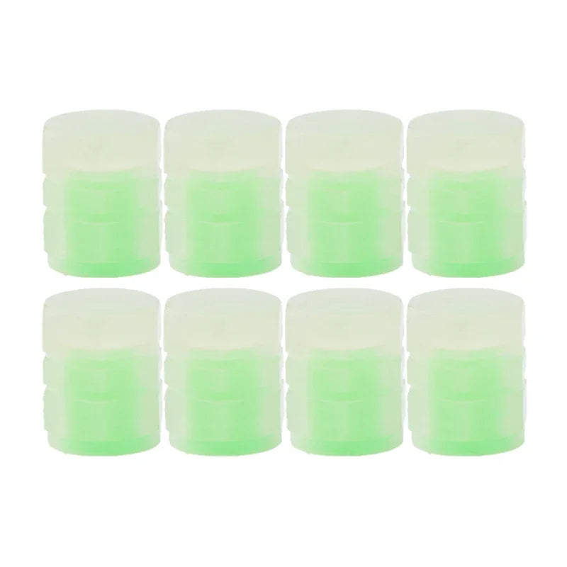 Glow Luminous Valve Caps – Fluorescent Tire & Wheel Accessories